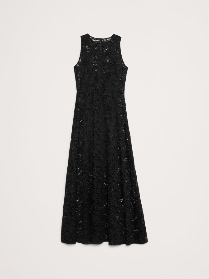 Lace Maxi Dress - Image 5