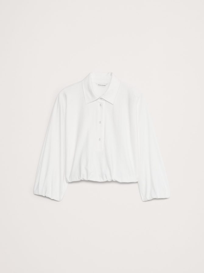 Cotton Cropped Polo - Image 4
