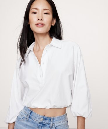 Cotton Cropped Polo