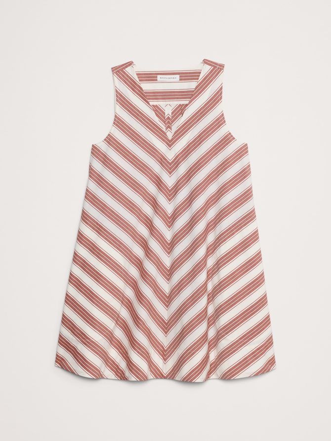 Cotton Poplin Swing Mini Dress - Image 5