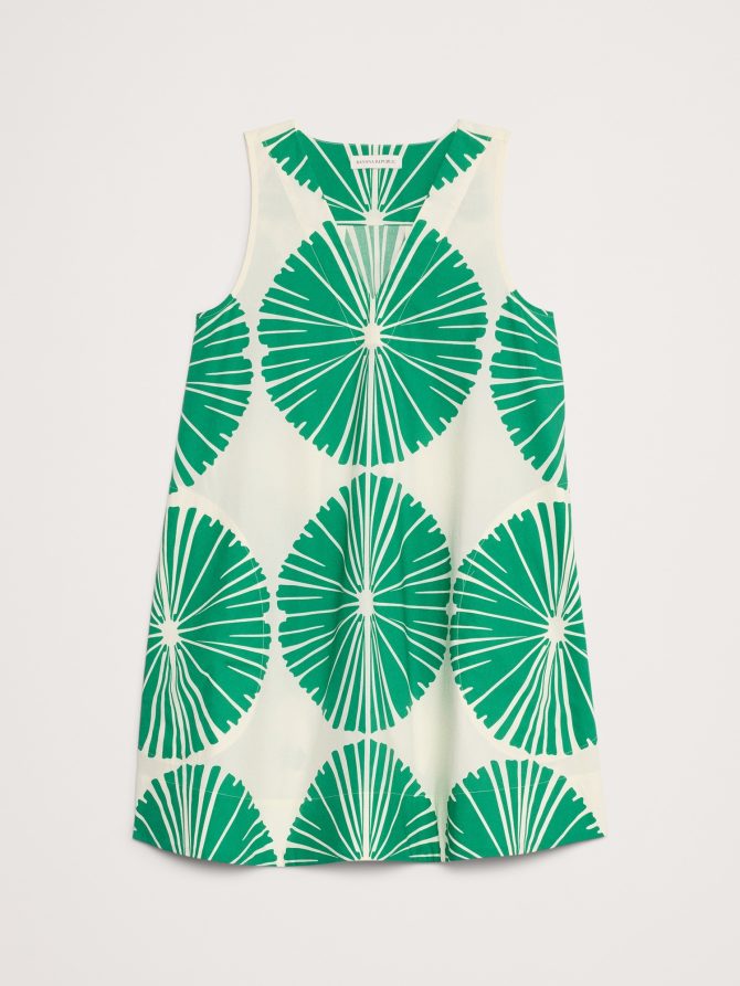 Cotton Poplin Swing Mini Dress - Image 5