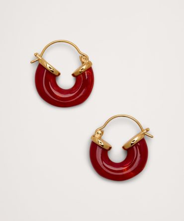 Petit Swell Hoop Earrings by Anni Lu