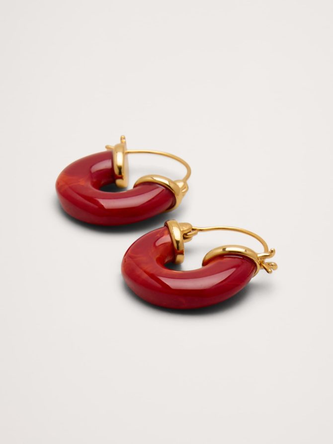 Petit Swell Hoop Earrings by Anni Lu - Image 3