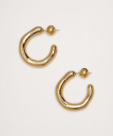 O-Ring Sculpted Earrings