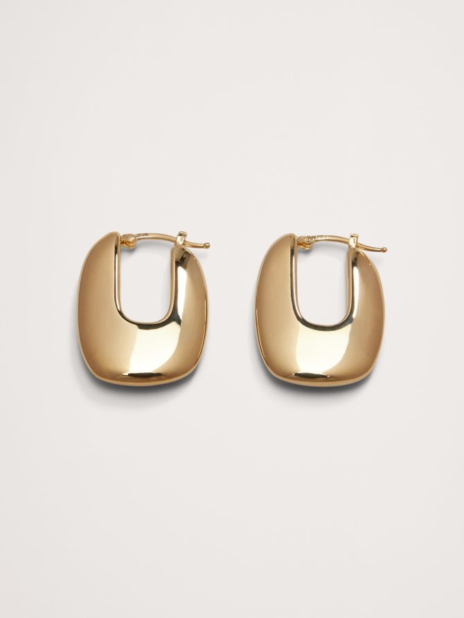 Ravena U-Profile Earrings by Aureus + Argent