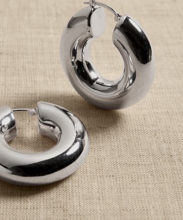 Ravena Large Plump Hoops by Aureus + Argent