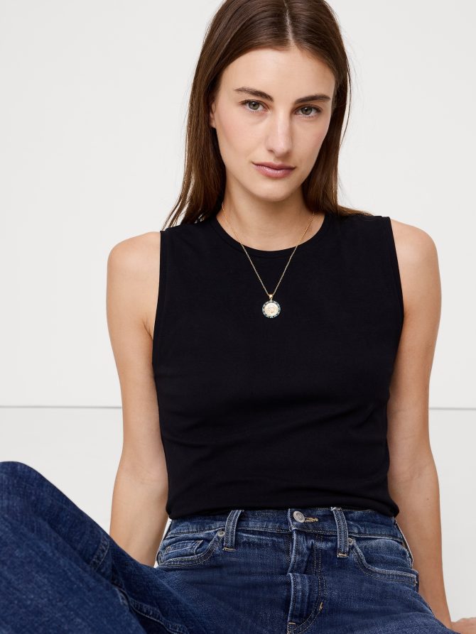 Wanderlust Celestial Petite Pendant Coin with Chain by Jane Win - Image 2