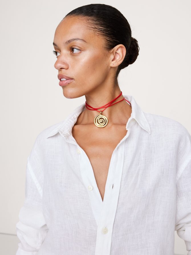 Spiral On A String Necklace by Anni Lu - Image 2