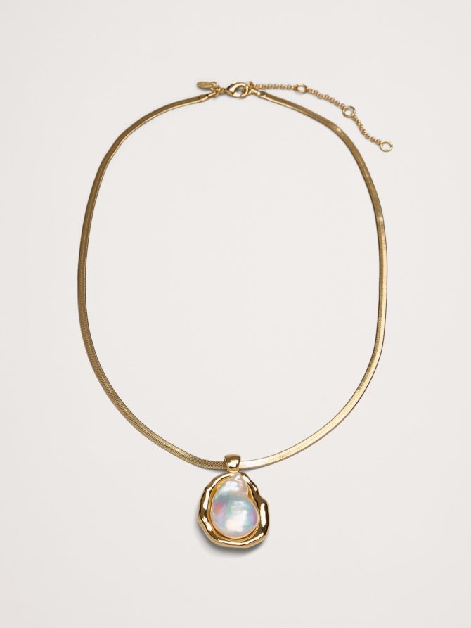 Telaio Baroque Pearl Necklace by Aureus + Argent