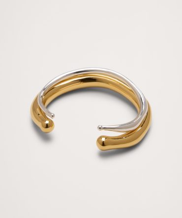 O-Ring Sculpted Cuff Set Of 2
