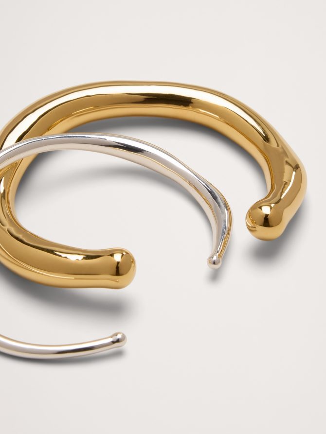 O-Ring Sculpted Cuff Set Of 2 - Image 3