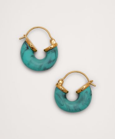 Petit Swell Hoop Earrings by Anni Lu