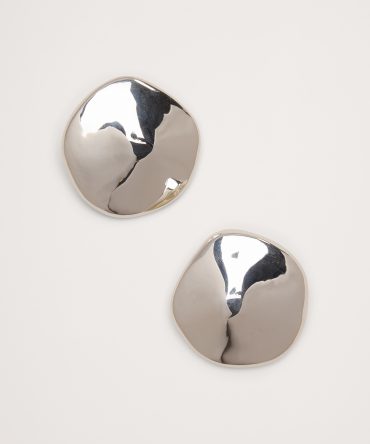 Sculpted Medallion Earrings