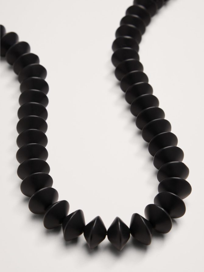 Bicone Bead Necklace by Aureus + Argent