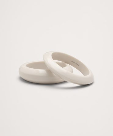 Curved Bangle Set of 2 by Aureus + Argent
