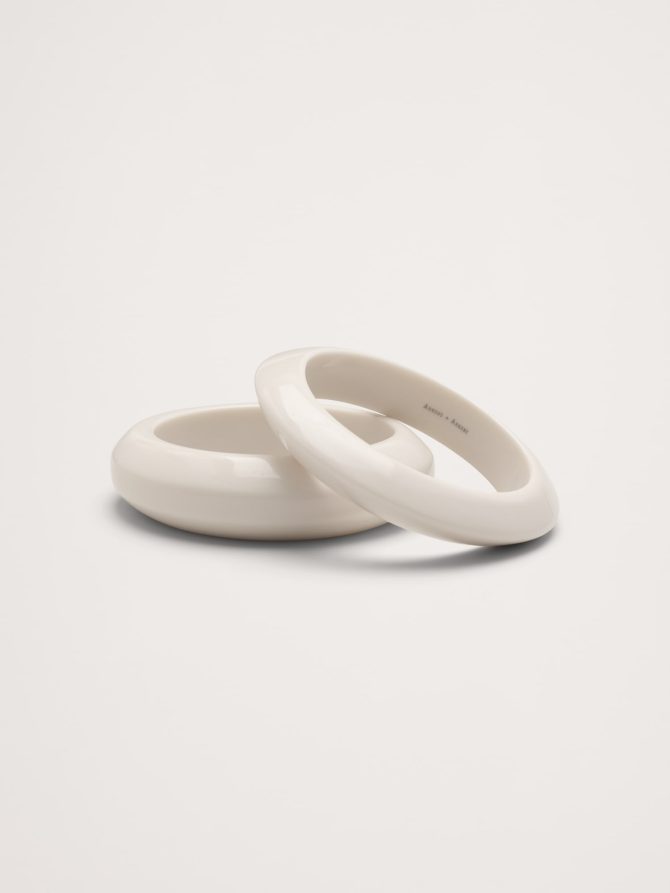 Curved Bangle Set of 2 by Aureus + Argent