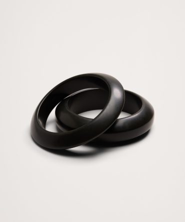 Curved Bangle Set of 2 by Aureus + Argent