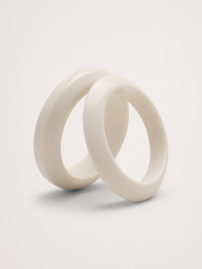 Curved Bangle Set of 2 by Aureus + Argent - Image 3