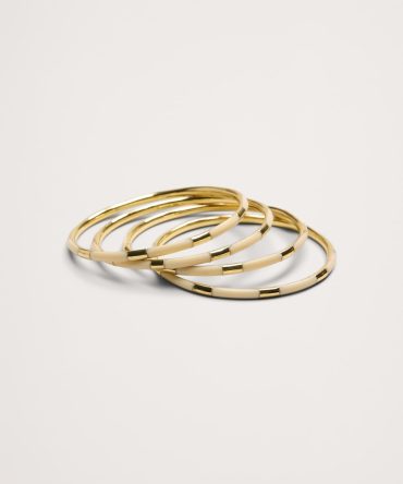 Brass Bangles Set of 4 by Aureus + Argent