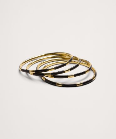 Brass Bangles Set of 4 by Aureus + Argent