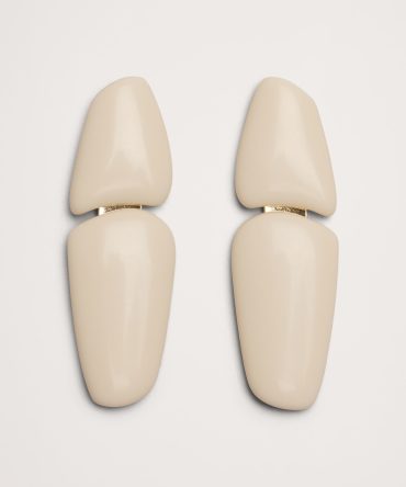 Shapes Double Tab Earrings by Aureus + Argent