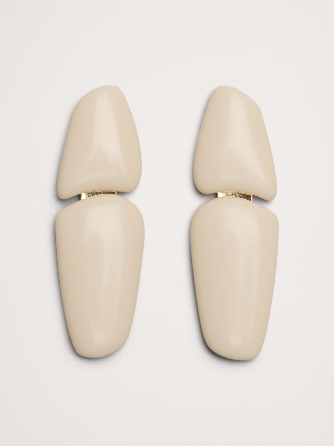 Shapes Double Tab Earrings by Aureus + Argent