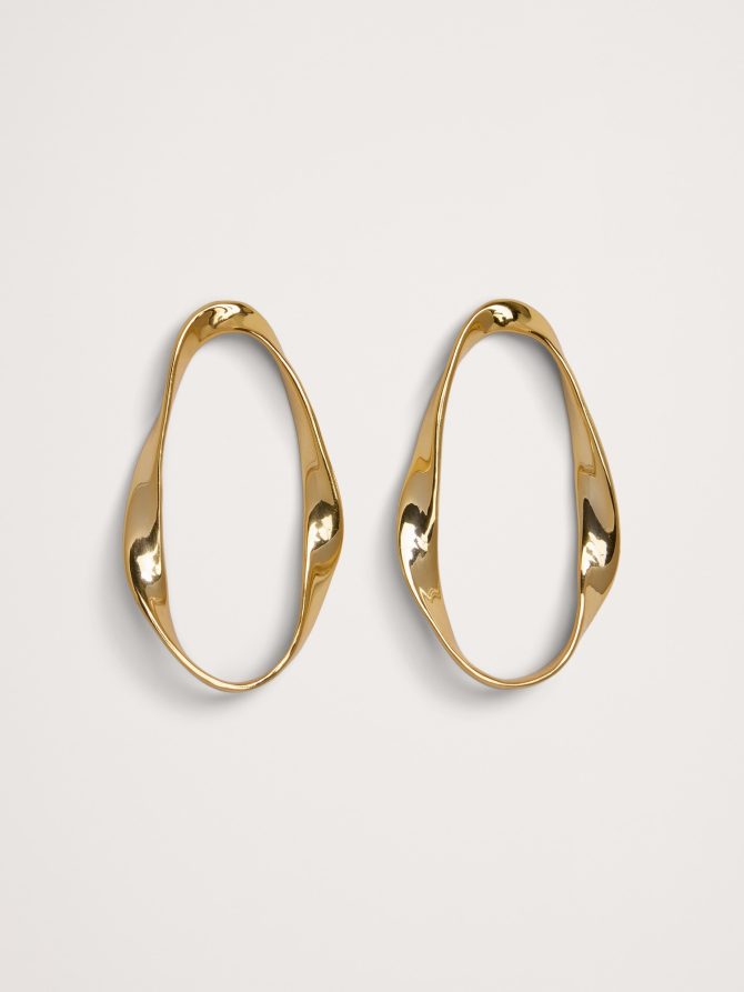 Mobius Hoop Earrings by Aureus + Argent