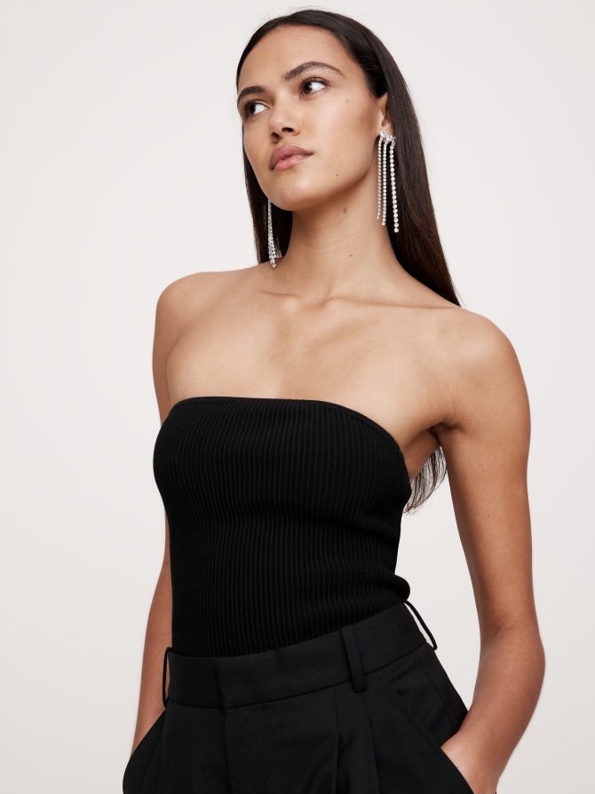 Crystal Fringe Earrings - Image 2