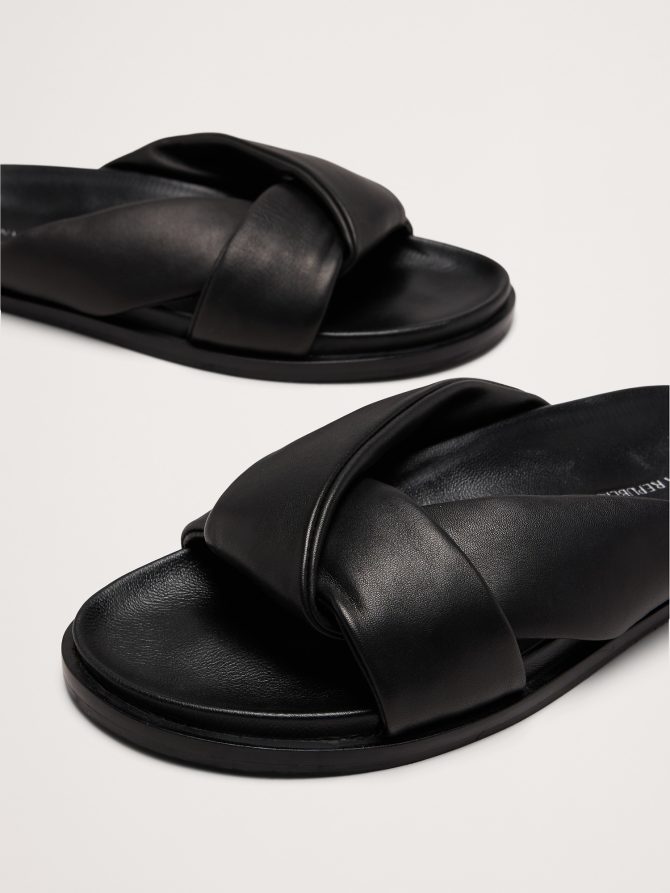 Leather Knot Slide Sandal - Image 6