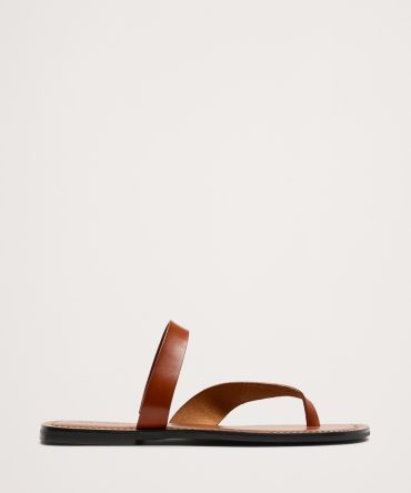 Leather Slide Sandal