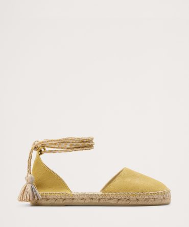Valenciana Flat Espadrille with Pom-Pom by Guanábana