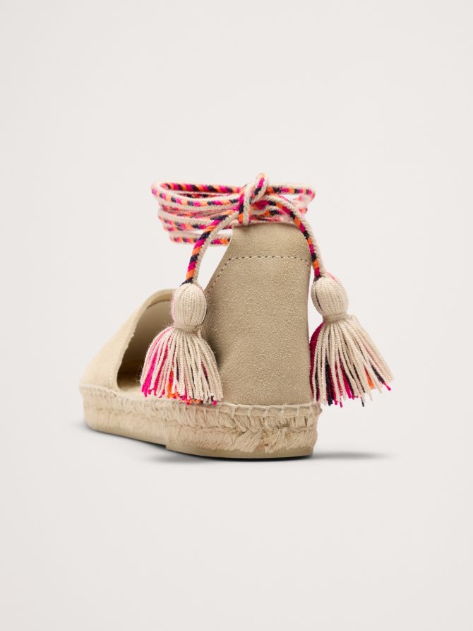 Valenciana Flat Espadrille with Pom-Pom by Guanábana - Image 3