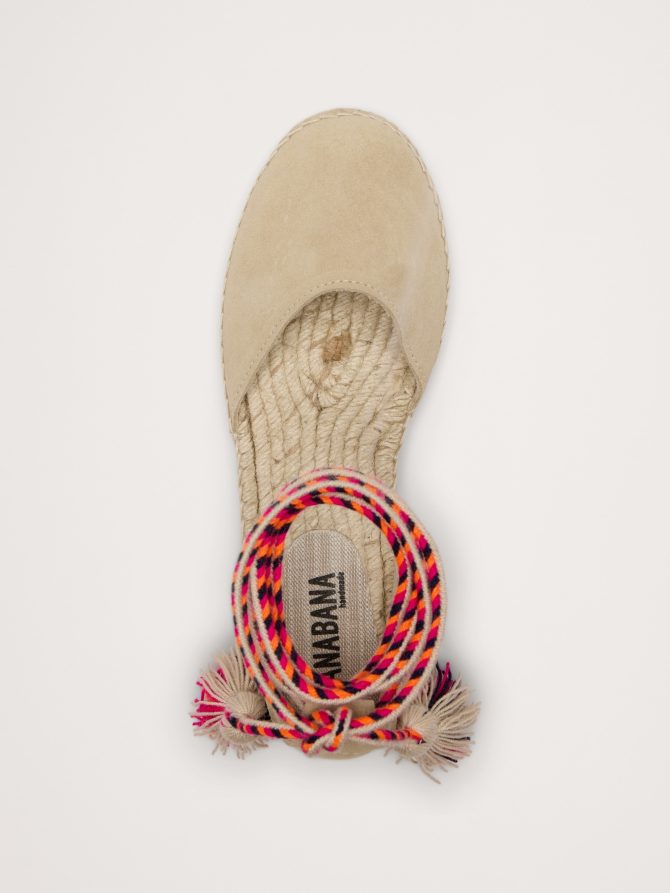 Valenciana Flat Espadrille with Pom-Pom by Guanábana - Image 4