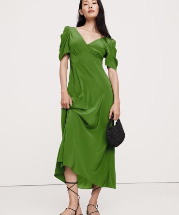 Matte Silk Maxi Dress
