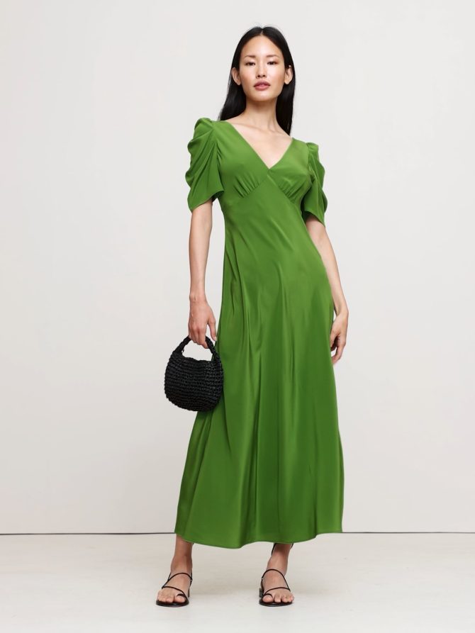 Matte Silk Maxi Dress - Image 2