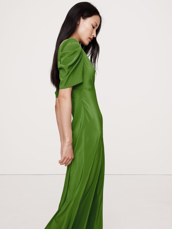 Matte Silk Maxi Dress - Image 4