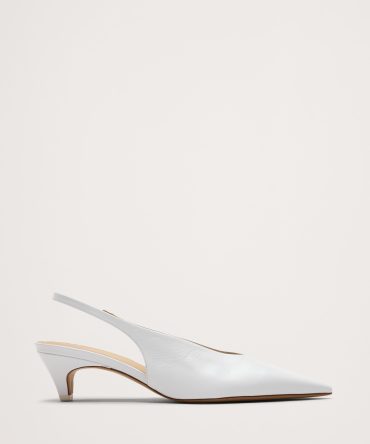 Italian Leather Slingback Pump