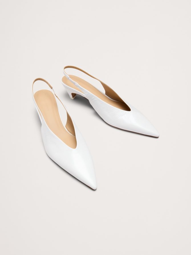 Italian Leather Slingback Pump - Image 3