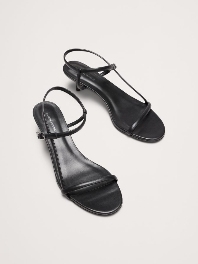 Terzo Leather Kitten-Heel Sandal - Image 5