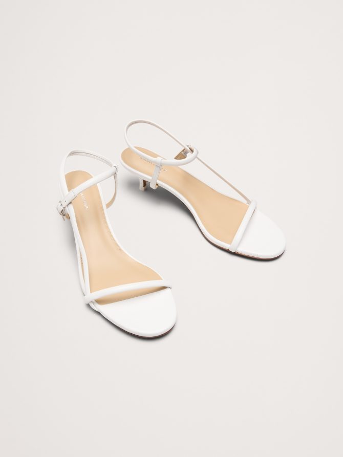 Terzo Leather Kitten-Heel Sandal - Image 3