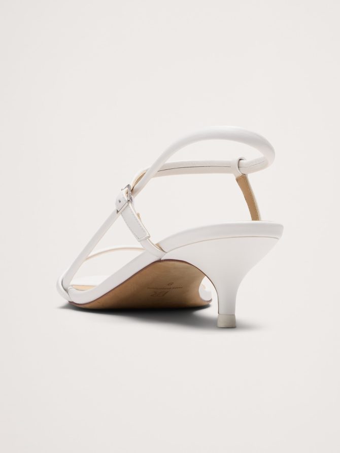 Terzo Leather Kitten-Heel Sandal - Image 4