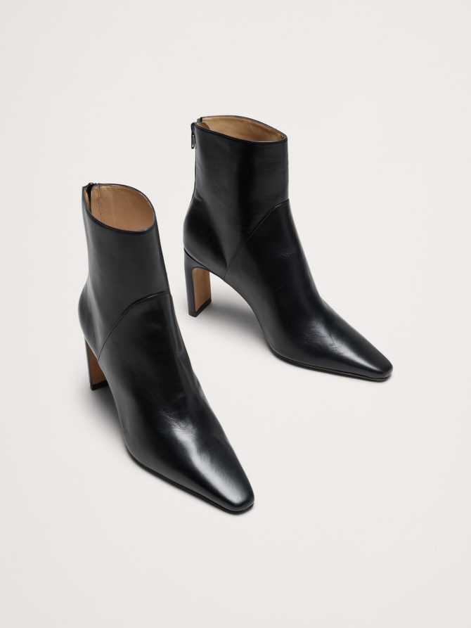 Italian Leather High-Heel Ankle Boot - Image 6