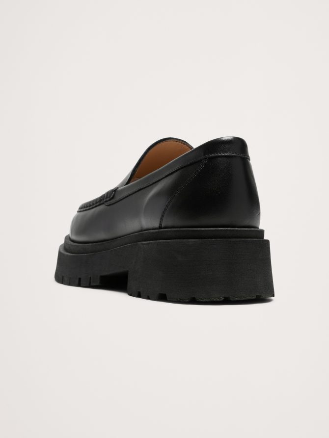 Italian Leather Lug-Sole Loafer - Image 5