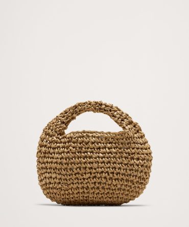 Micro Slouch Straw Bag by Hat Attack