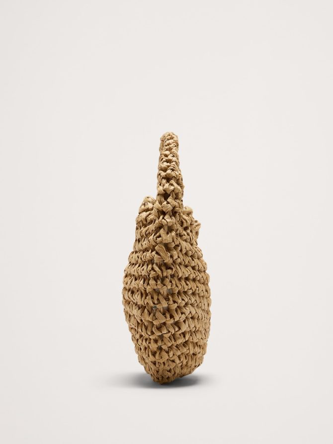 Micro Slouch Straw Bag by Hat Attack - Image 3