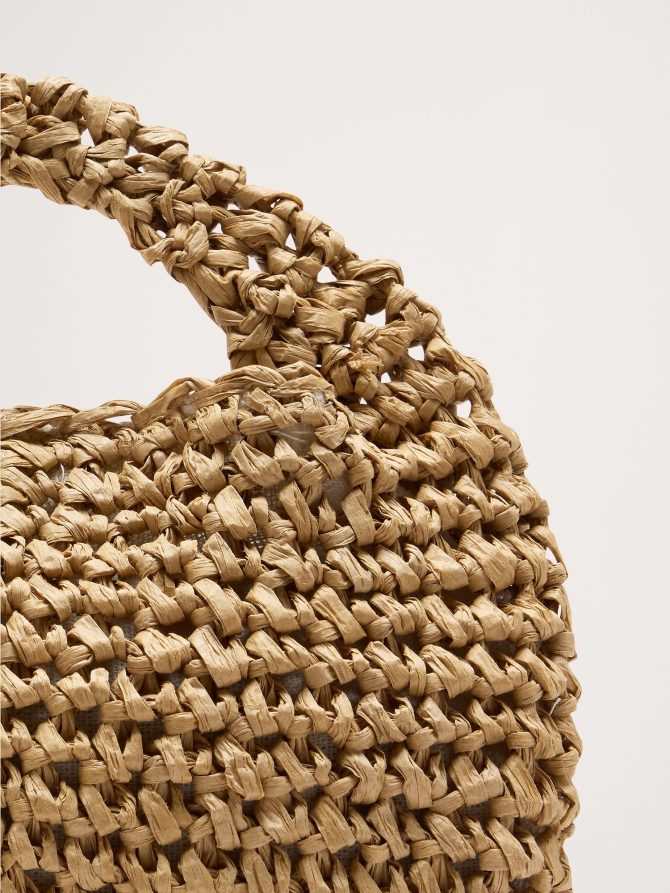 Micro Slouch Straw Bag by Hat Attack - Image 6