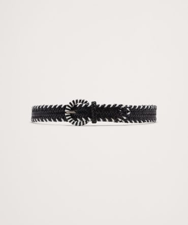 BRAIDED LEATHER BELT BY DRAGON DIFFUSION
