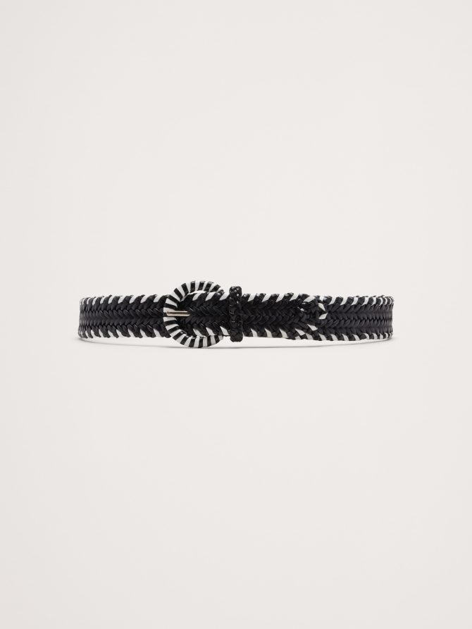 BRAIDED LEATHER BELT BY DRAGON DIFFUSION