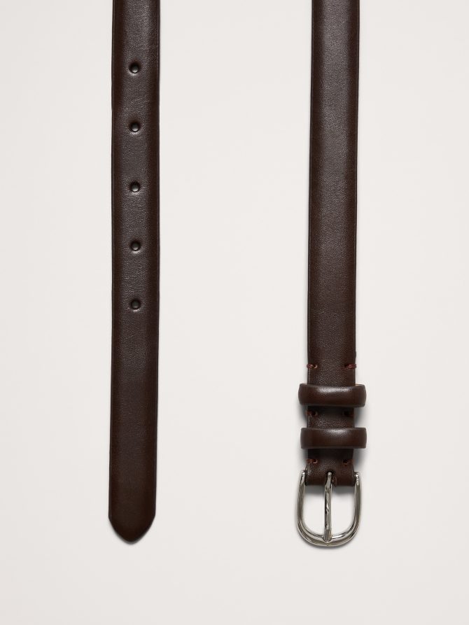 Slim Leather Belt - Image 5