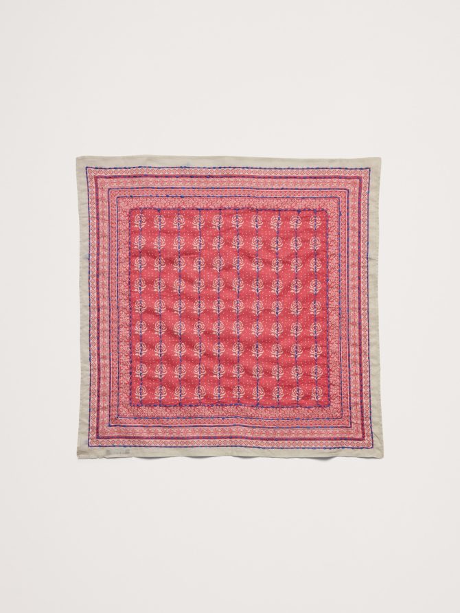 Embroidered Cotton Scarf by Vismaya